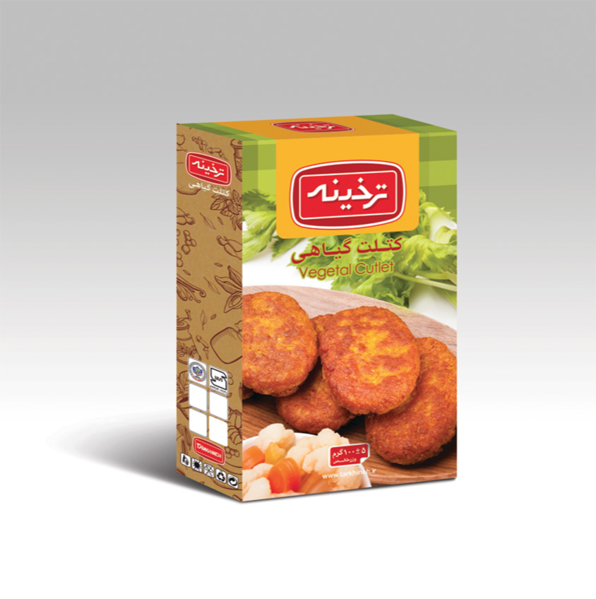 بسته بندی کتلت گیاهی ترخینه